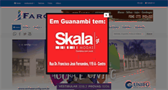 Desktop Screenshot of faroldacidade.com.br